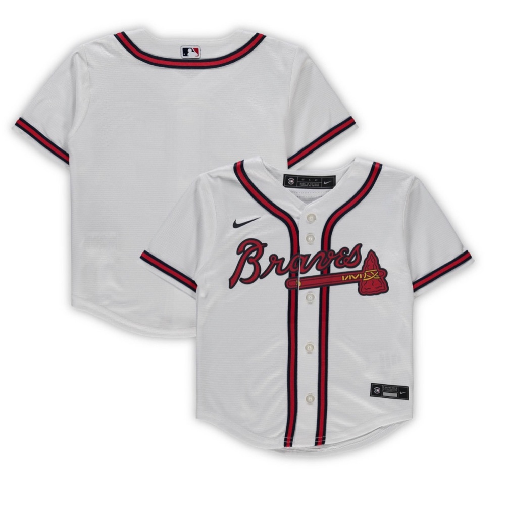 Atlanta Braves Nike Toddler Replica Team Jersey - White